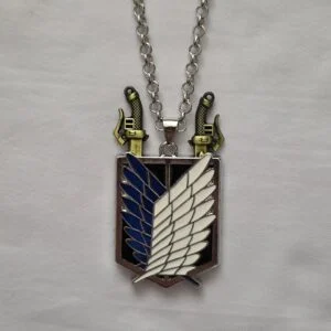 گردنبند بال آزادی و شمشیر متحرک